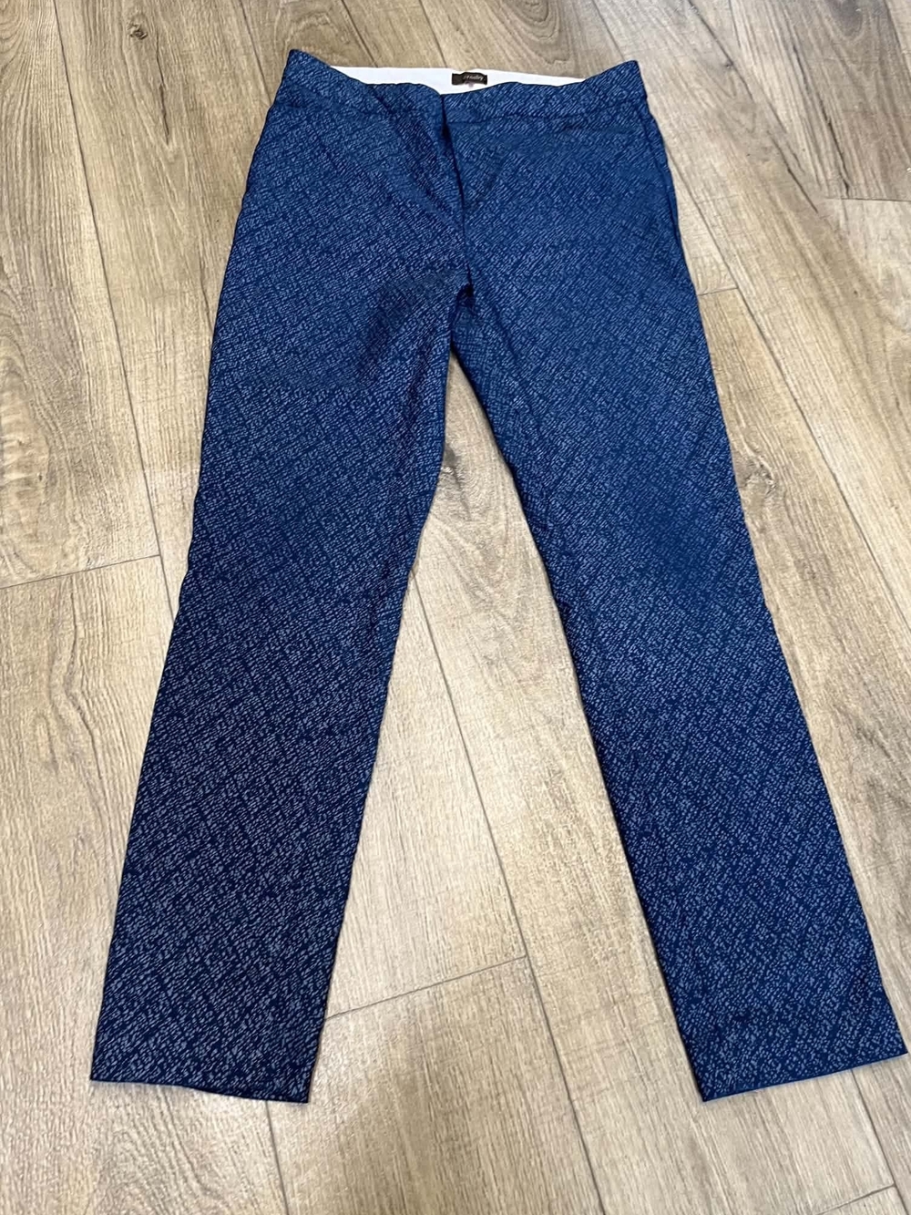 crosby Blue and White Speckled Dress Pants